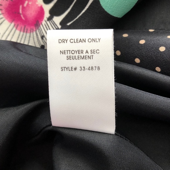 🌺Colorful Abstract Print Dress W/Layers, Sweetheart Neckline, Cap Sleeves, SZ 8 - Picture 11 of 11